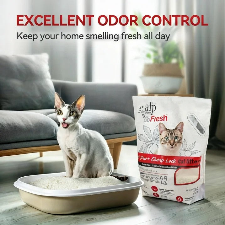 Cat Litter - Natural Cassava Grain Cat Litter, 4.5kg