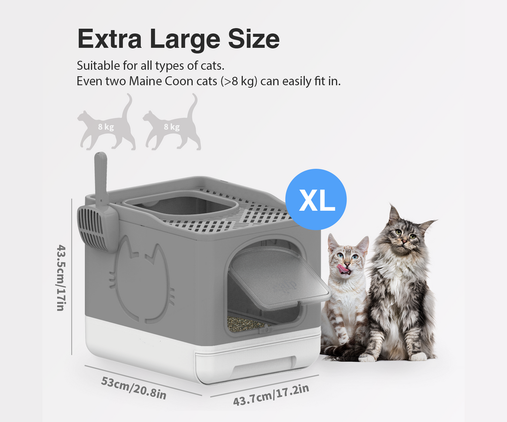 Go Fresh-  Portable Foldable Cat Litter Box