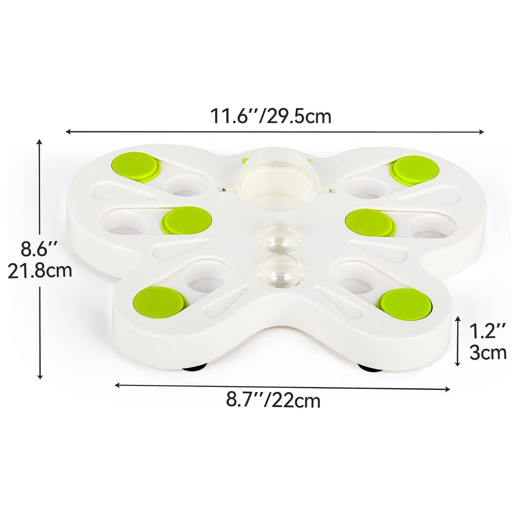 Interactives - Cat Toys - Interactive Cat Treat Puzzle Slow Feeder for Indoor Play