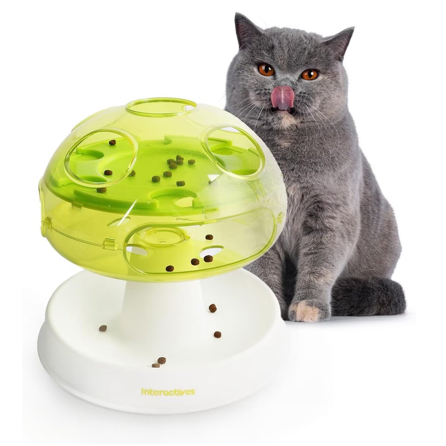 Interactives -Mushroom cat puzzle toy for Enrichmentni