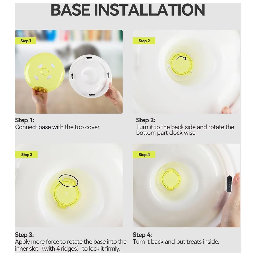 Interactives -Mushroom cat puzzle toy for Enrichmentni