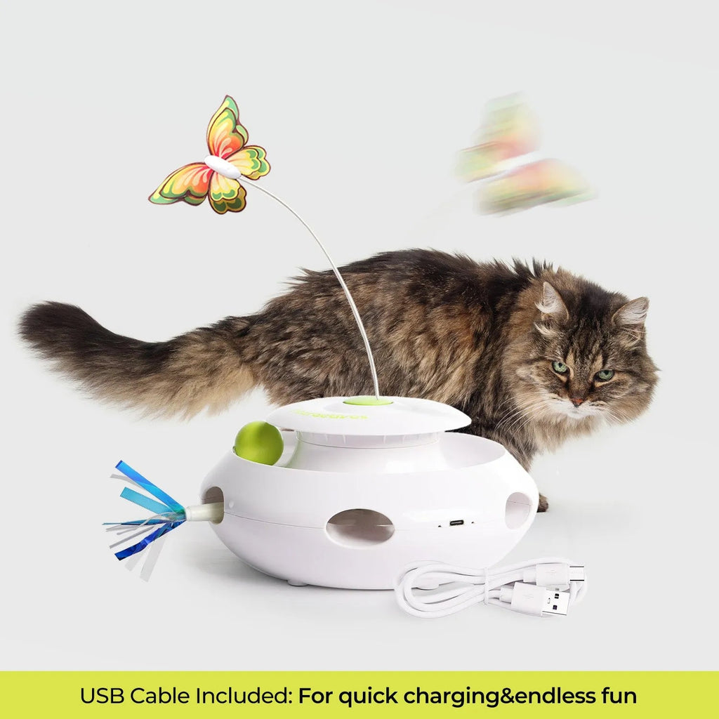 Motion Activated Cat Toy 3 in 1