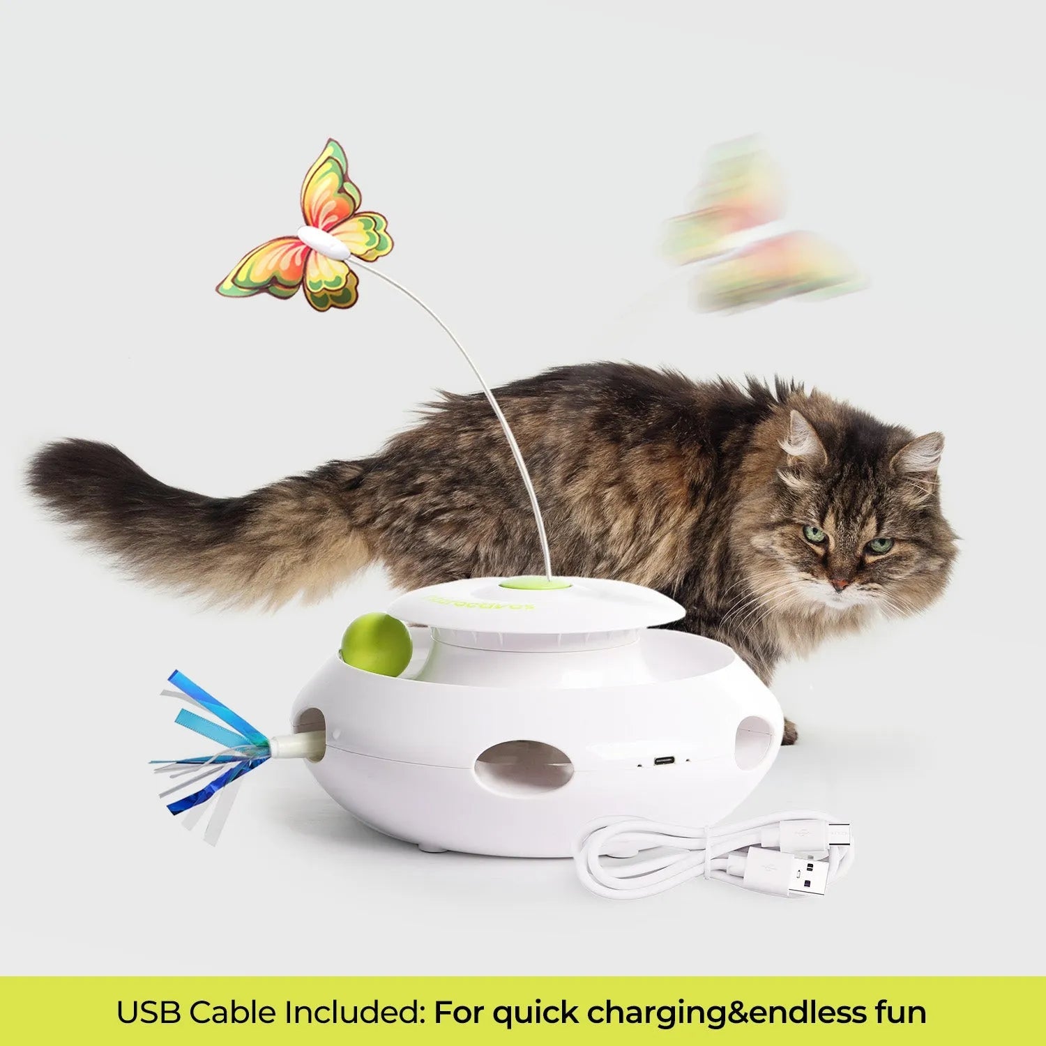 Motion Activated Cat Toy 3 in 1