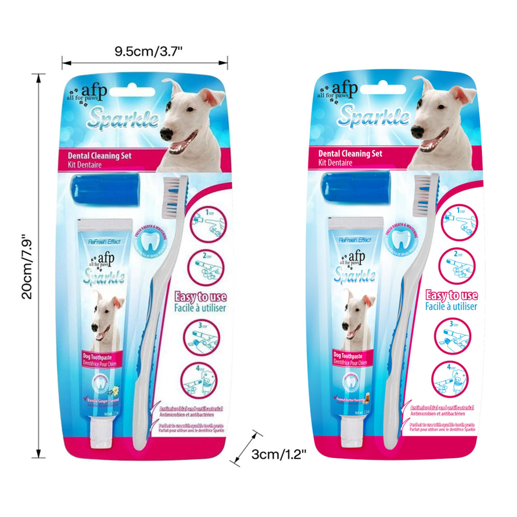 Combo Pack - Brush, Finger Brush And Peanut Butter Toothpaste