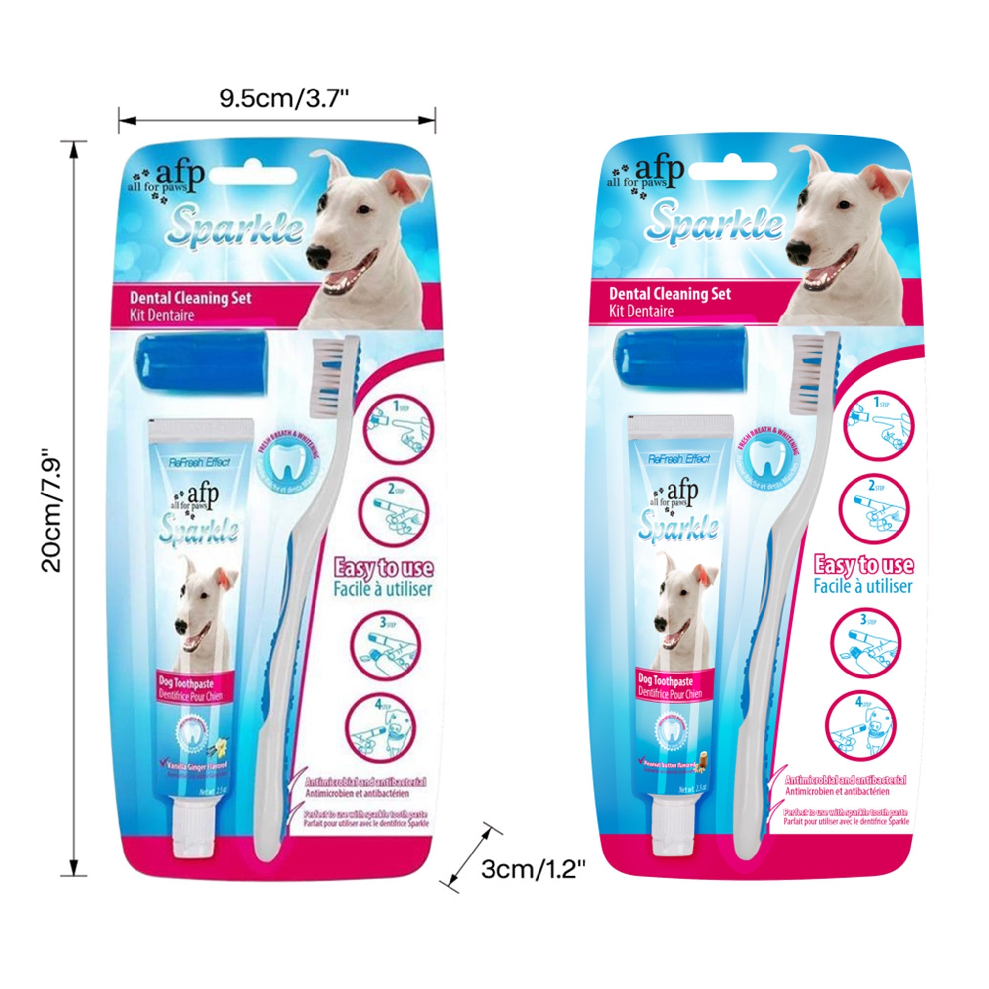 Combo Pack - Brush, Finger Brush And Peanut Butter Toothpaste