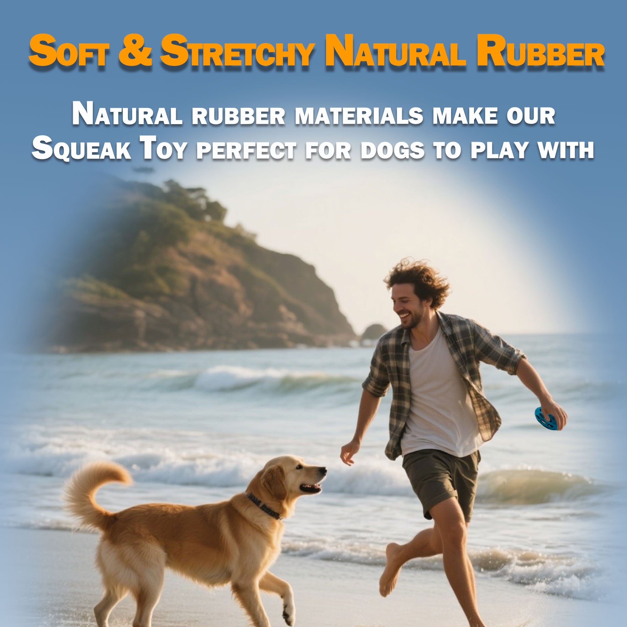 META BALL - Dog Toys - Wiggle Holey Rubber Roller