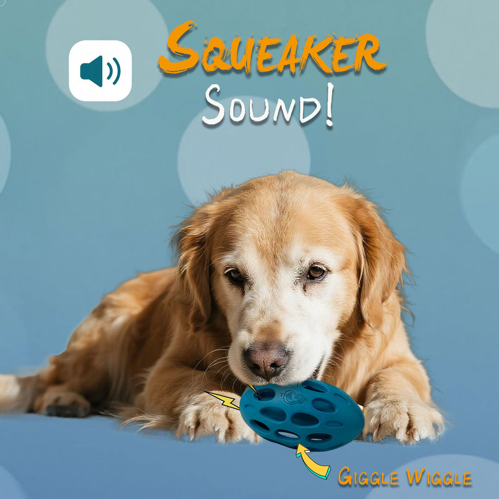 META BALL - Dog Toys - Wiggle Holey Rubber Roller