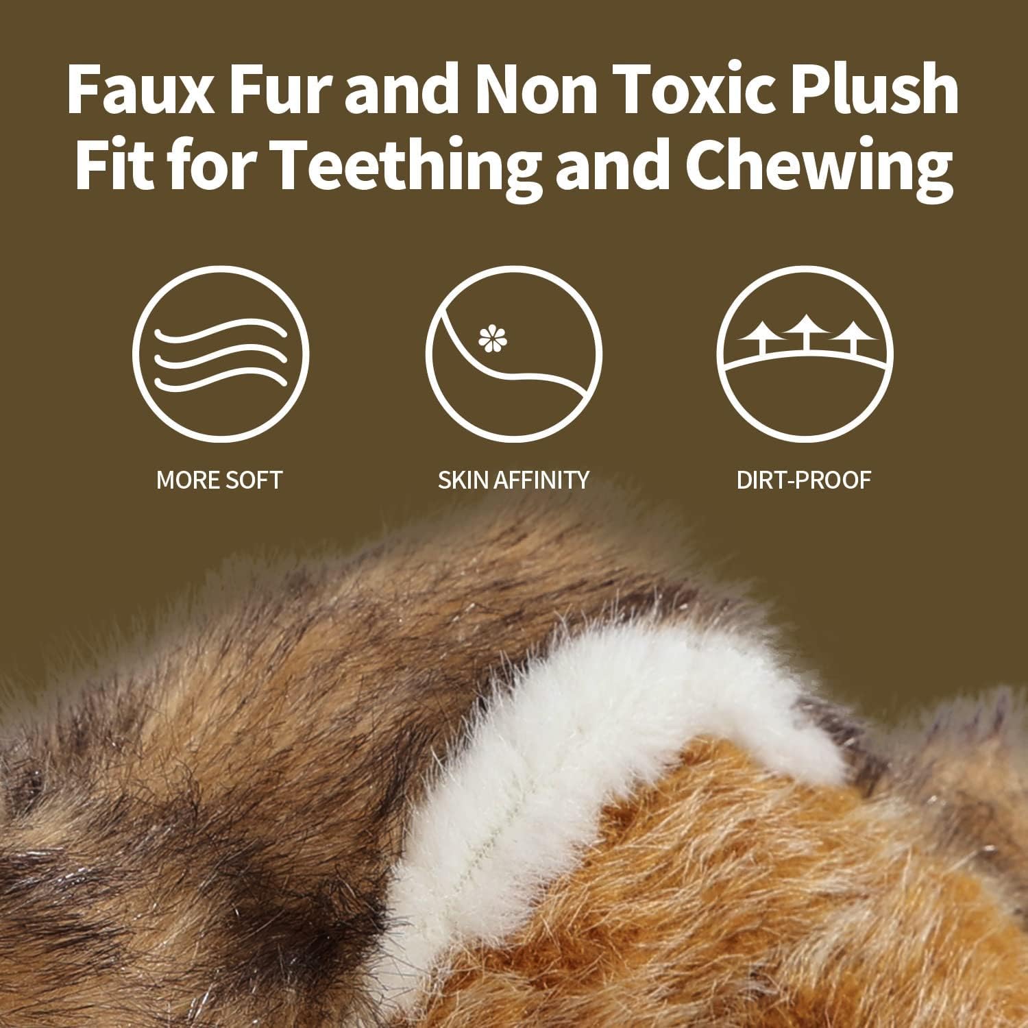 Classic - Dog Toys - Squeaky Dog Chipmunk Toys for Dogs