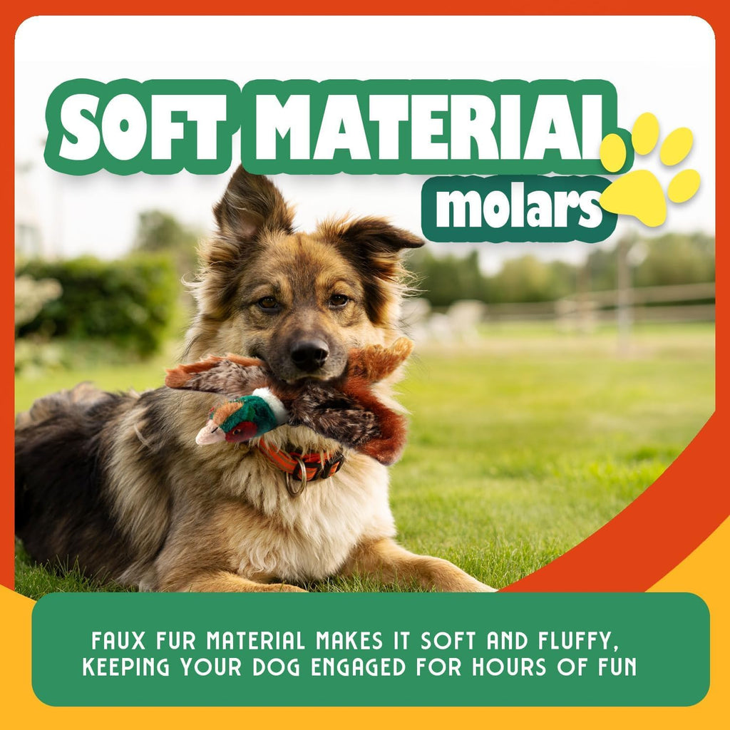 Classic - Dog Toys - Squeaky Dog Pheasant Toys for Dogs