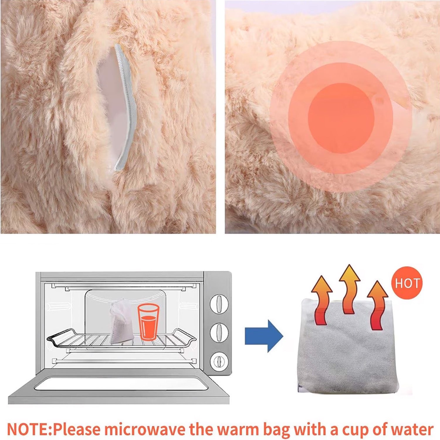 Little Buddy - Puppy Soothing Heartbeat Warm Bear Comfort Dog Sleep Aid Plush Toy