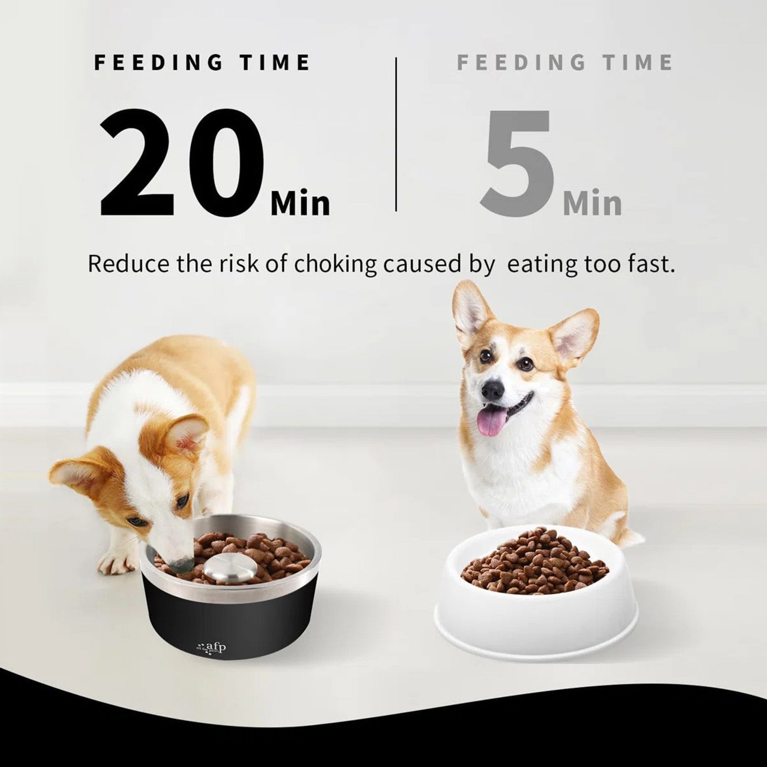 Lifestyle 4 Pets - Slow Feeding Stainless Bowl M