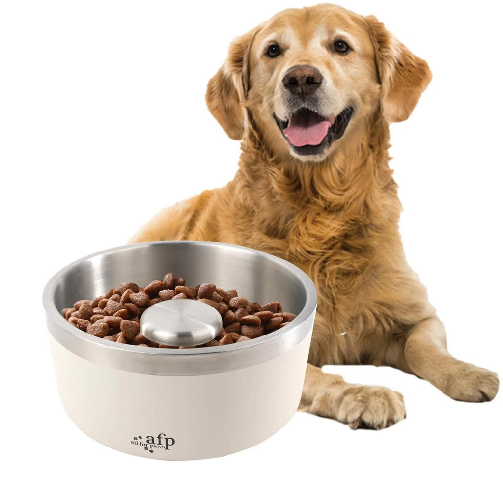 Lifestyle 4 Pets - Slow Feeding Stainless Bowl L