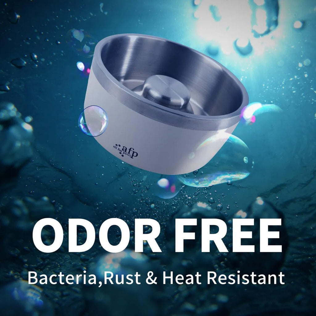 Lifestyle 4 Pets - Slow Feeding Stainless Bowl L