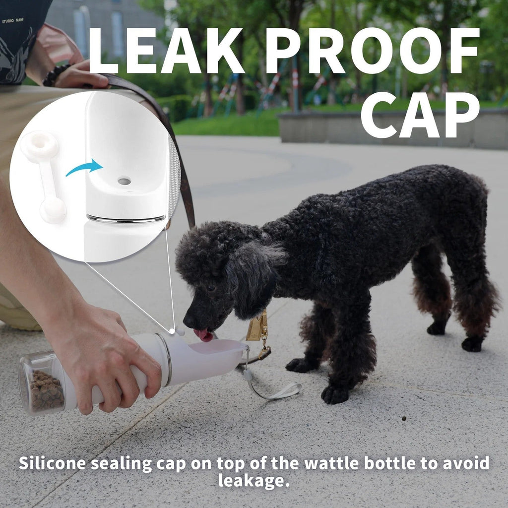 Lifestyle 4 Pets - 2-In-1 Stainless Pet Drinking Bottle -14oz