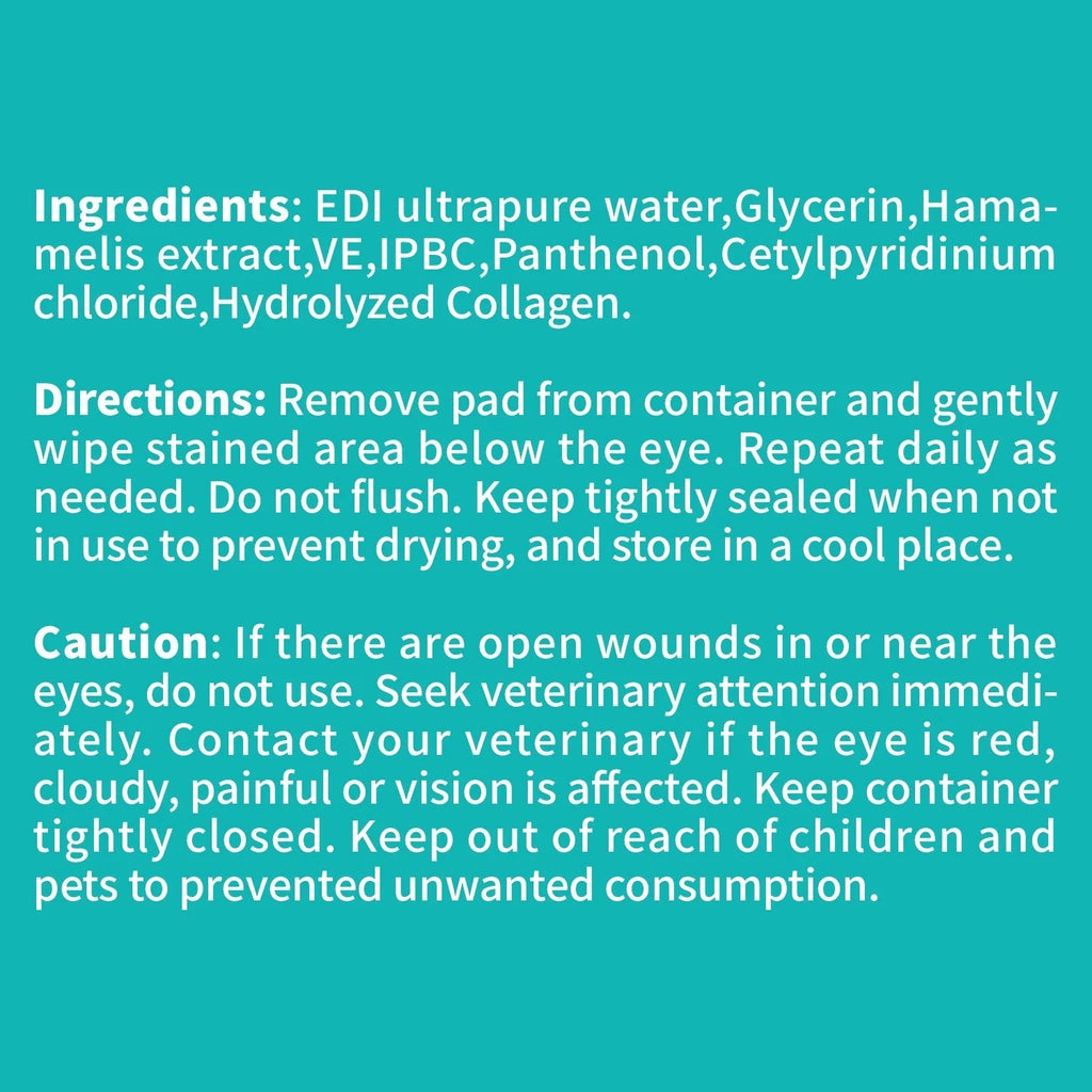 Pet Salon - Unscented Eyes/Ear Cleaning Wipes Dogs & Cats 120 cts