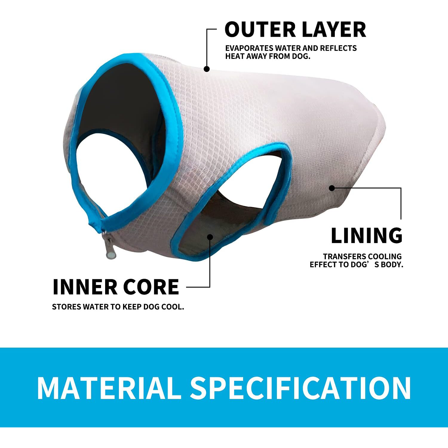 Chill Out - Summer Cooling Vest for Dogs