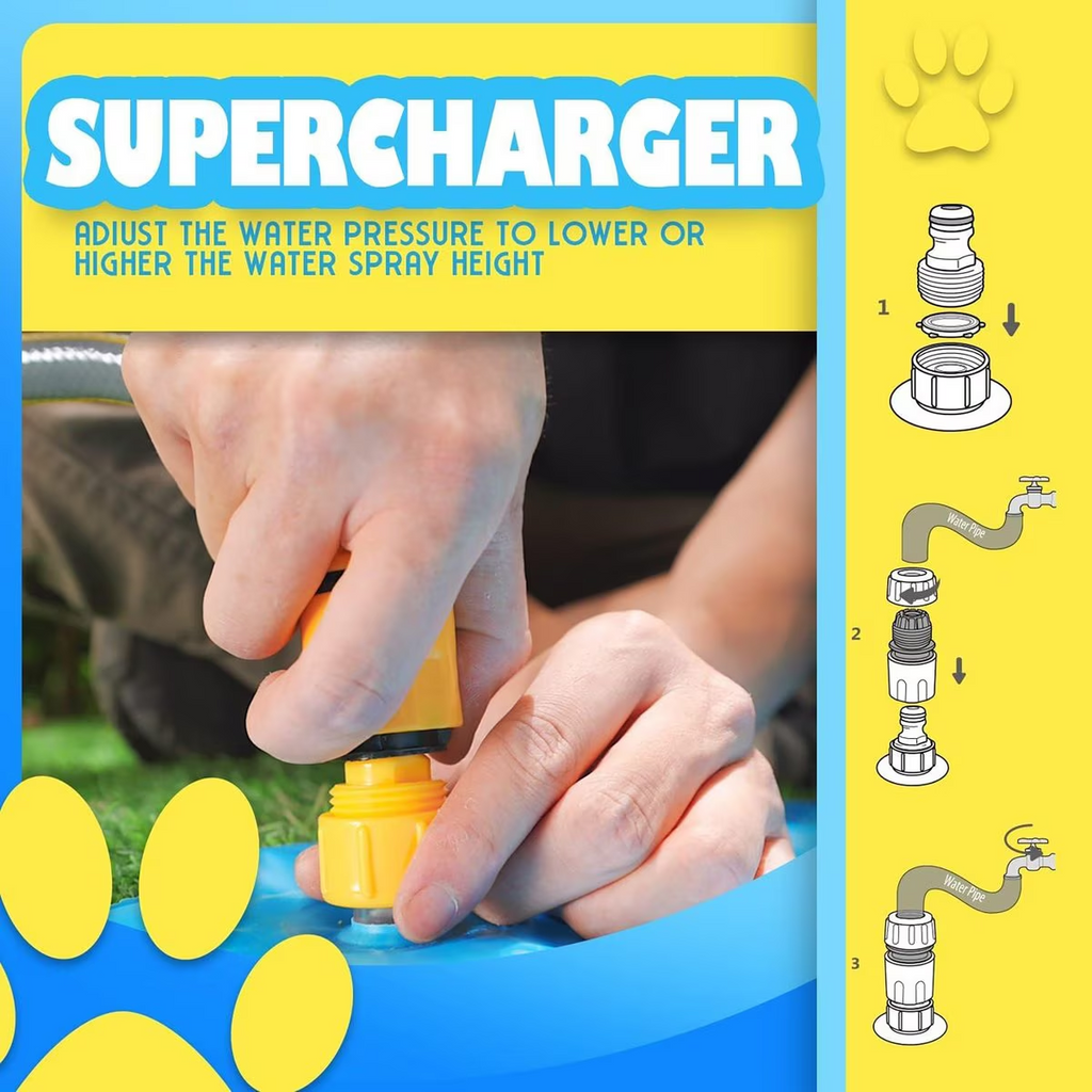 Chill Out - Sprinkler Fun Mat Cool Down Play Mat for Pets