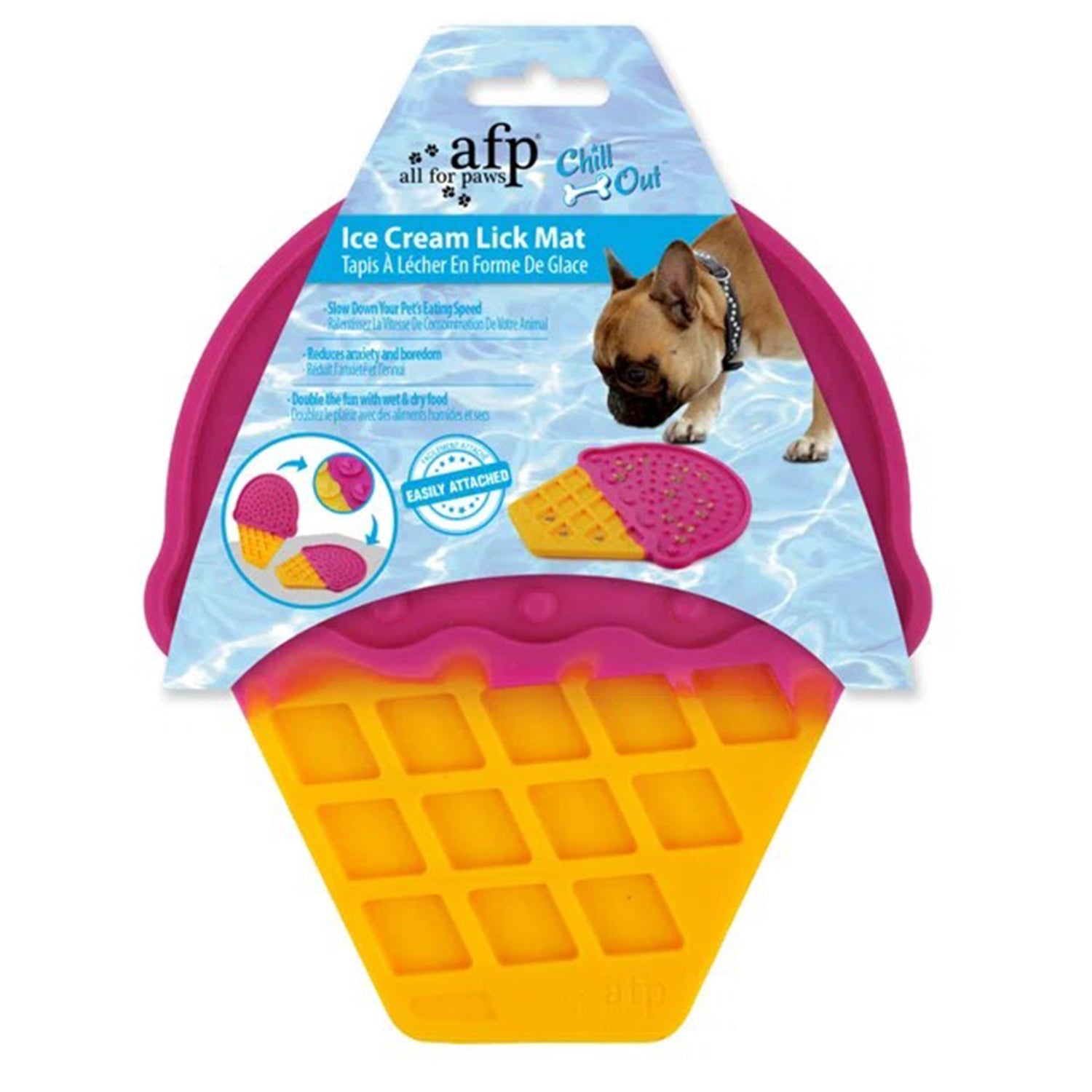Chill Out - Ice Cream Dog Lick Mat Summer Slow Feeder for Dogs