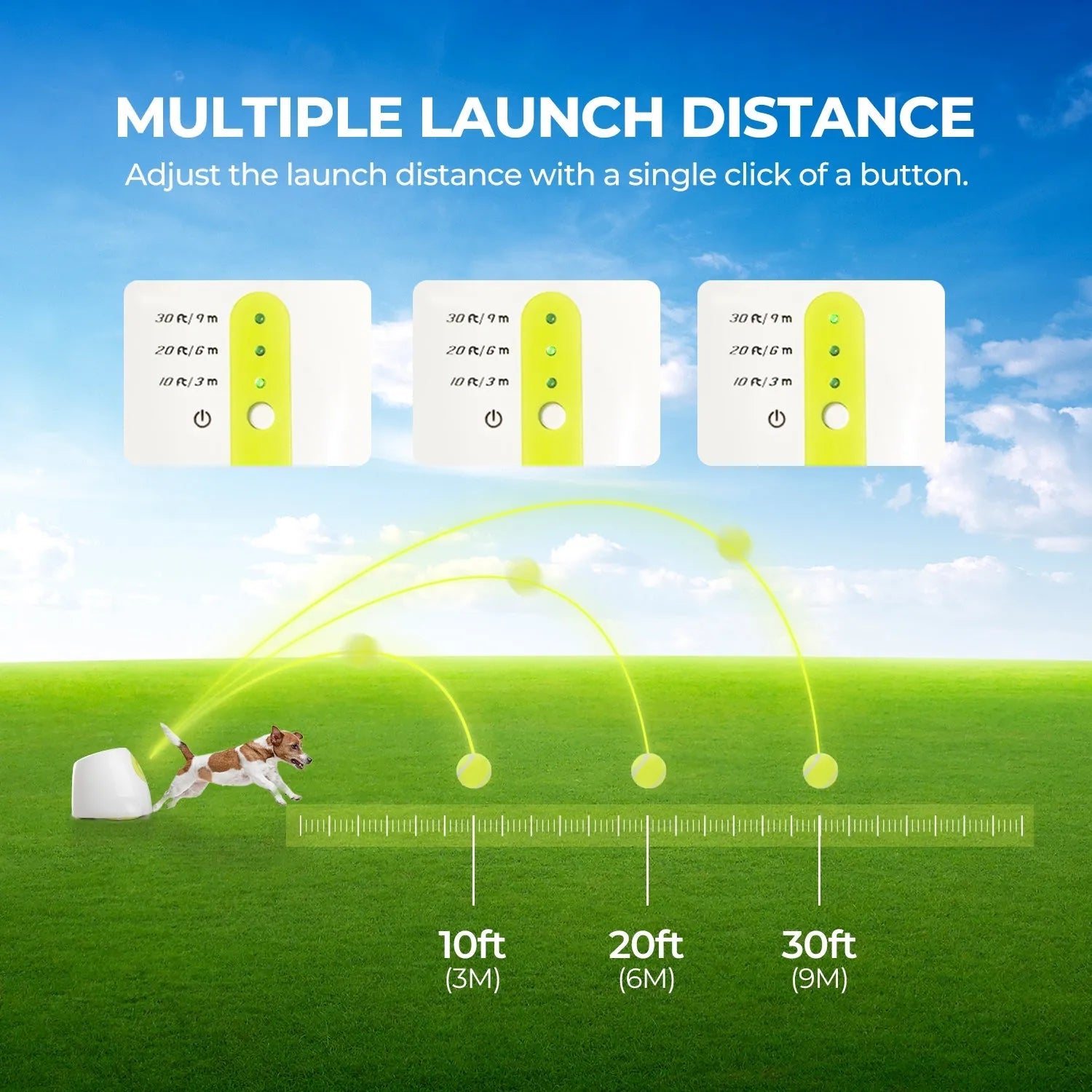 Mini Hyper Fetch Automatic Ball Launcher For Small Dogs