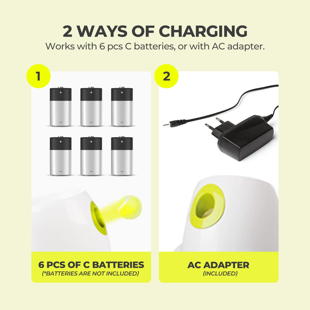 Mini Hyper Fetch Automatic Ball Launcher For Small Dogs