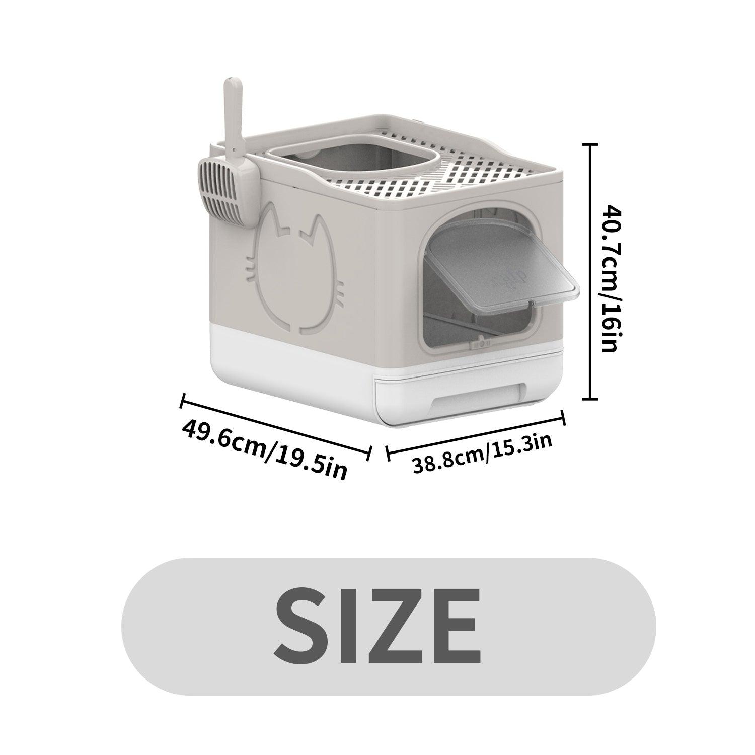 Go Fresh-  Portable Foldable Cat Litter Box